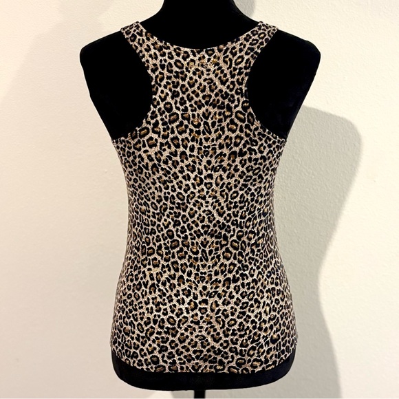 Leopard Print Active Racer Back Top - Picture 2 of 4